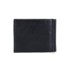 Siyah Erkek Para Klipsli Deri Cüzdan / Kartlık