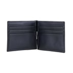 Siyah Erkek Para Klipsli Deri Cüzdan / Kartlık