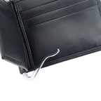Siyah Erkek Para Klipsli Deri Cüzdan / Kartlık