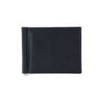 Siyah Erkek Para Klipsli Deri Cüzdan / Kartlık
