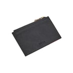 Siyah Fermuarlı Deri Kartlık