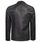 Siyah Gaspare Erkek Deri Ceket