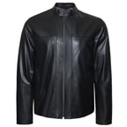 Siyah Georgio Erkek Deri Mont