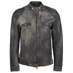 Siyah Javadd Erkek Deri Mont