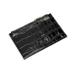 Siyah Kadın Deri Kartlık