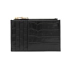 Siyah Kadın Deri Kartlık