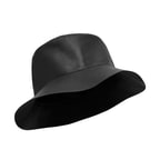 Siyah Kadın Deri Şapka