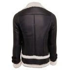 Siyah Kadın Merinillo Kürk Kaban