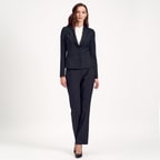 Siyah Kadın Yün Ceket