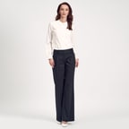 Siyah Koton Kadın Pantolon