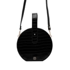 Siyah Kotte Kadın Omuz Askılı Çanta