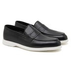Siyah Luigi Erkek Deri Loafer