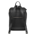 Siyah Marge Kadın Deri Sırt Çantası