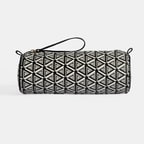Siyah Monogram Desenli Kalemlik/Tıraş/Makyaj Çantası
