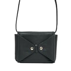 Siyah Rose Kadın Deri Bel Çantası