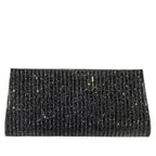 Siyah Stengel Zincir Detaylı Kadın Gece Çantası