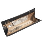 Siyah Stengel Zincir Detaylı Kadın Gece Çantası