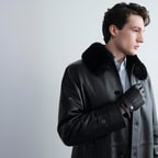 Siyah Tokalı Erkek Deri Eldiven