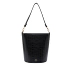 Siyah Trava Kadın Omuz Askılı Çanta