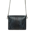 Siyah Tulip Kadın Zincir Detaylı Deri Çapraz Çanta