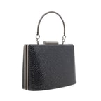 Siyah Tulip Zincir Detaylı Kadın Gece Çantası