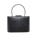 Siyah Tulip Zincir Detaylı Kadın Gece Çantası