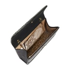 Siyah Zincir Detaylı Kadın Gece Çantası