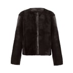 Soley Koyu Kahve Kadın Kürk Ceket