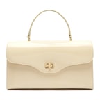 Stachy Bej Kadın Rugan Deri El Çantası 