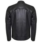 Steven Siyah Erkek Deri Mont