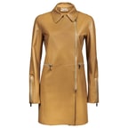 Taba Larix Kadın Deri Trençkot