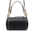 Taylor Siyah Kadın Deri Omuz Askılı Çanta