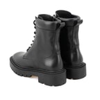 Teemo Siyah Kadın Fermuarlı Deri Postal Bot