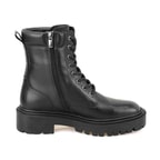 Teemo Siyah Kadın Fermuarlı Deri Postal Bot