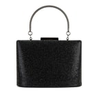 Teresa Siyah Kadın Parlak Taşlı Gece Çantası