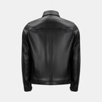 Thomas Erkek Siyah Deri Mont