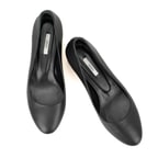 Thresh Siyah Kadın Klasik Topuklu Deri Ayakkabı