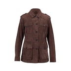 Tiora Kahve Kadın Süet Ceket