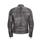 Tirona Gri Erkek Deri Mont