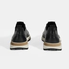 Tressa Siyah Erkek Deri Bağcıklı Günlük Ayakkabı