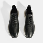 Tressa Siyah Erkek Deri Bağcıklı Günlük Ayakkabı