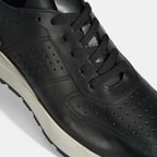 Tressa Siyah Erkek Deri Bağcıklı Günlük Ayakkabı