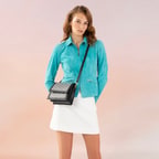 Tronc Siyah Kadın Monogram Omuz Çantası