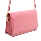 Valeria Pembe Kadın Deri Omuz Çantası
