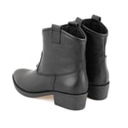 Vaveyla Siyah Kadın Deri Bot