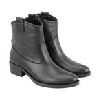 Vaveyla Siyah Kadın Deri Bot