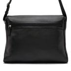 Verena Siyah Erkek Deri Postacı Çantası