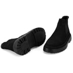 Vicentane Siyah Erkek Deri Bot