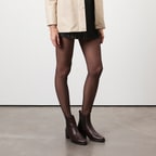 Vien Koyu Kahve Kadın Deri Bot