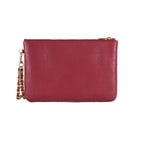 Vionya Bordo Nakışlı El Çantası